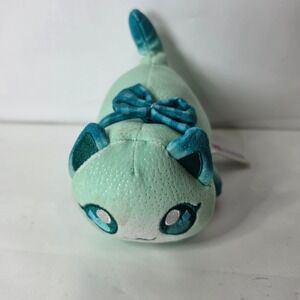 Aphmau MeeMeows Kim Cat Plush Litter 6 Glitter Edition Mystery Cat 6in  Green